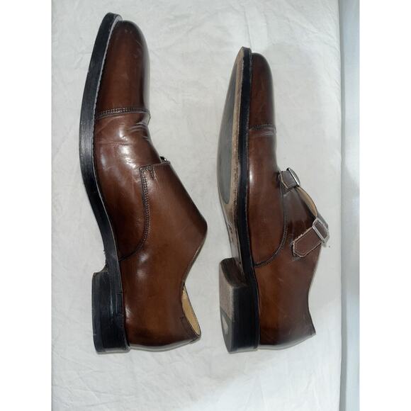 SuitSupply Leather‎ Shoes - Classic Double Monk Buckle, Mens Size 9.5 main image 10